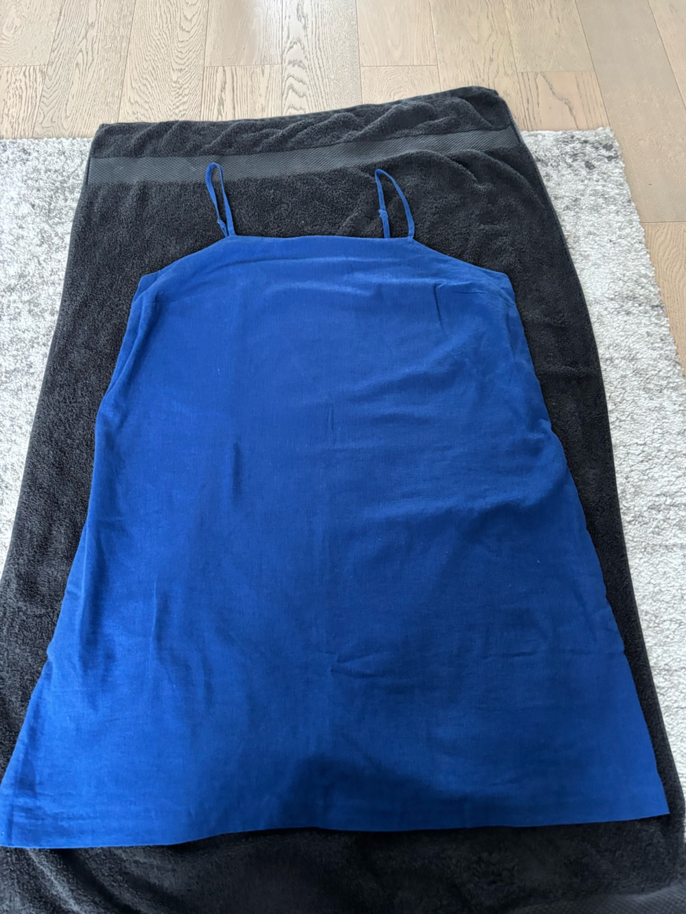 Banana Republic Factory Royal Blue Spaghetti Strap Shift Dress